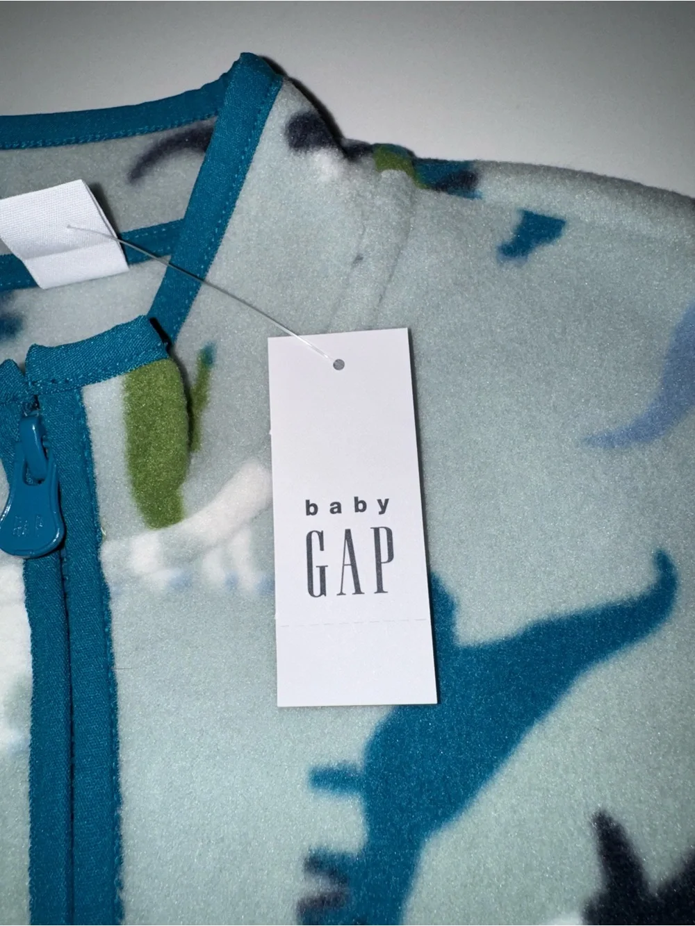 GAP Toddler Dinosaur Fleece Zip Sweatshirt Jacket Boys 2T